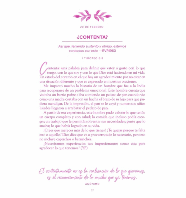 Libro devocional Un Año con Dios - Imagen 2